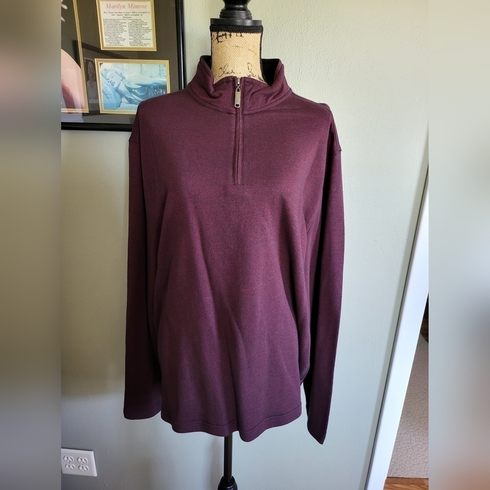 John Bartlett Consensus 1/4 zip Pullover Sweater - image 1